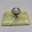 Marble Enamel inlaid paper weight (DEB)