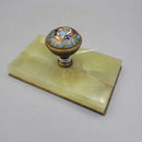 Marble Enamel inlaid paper weight (DEB)