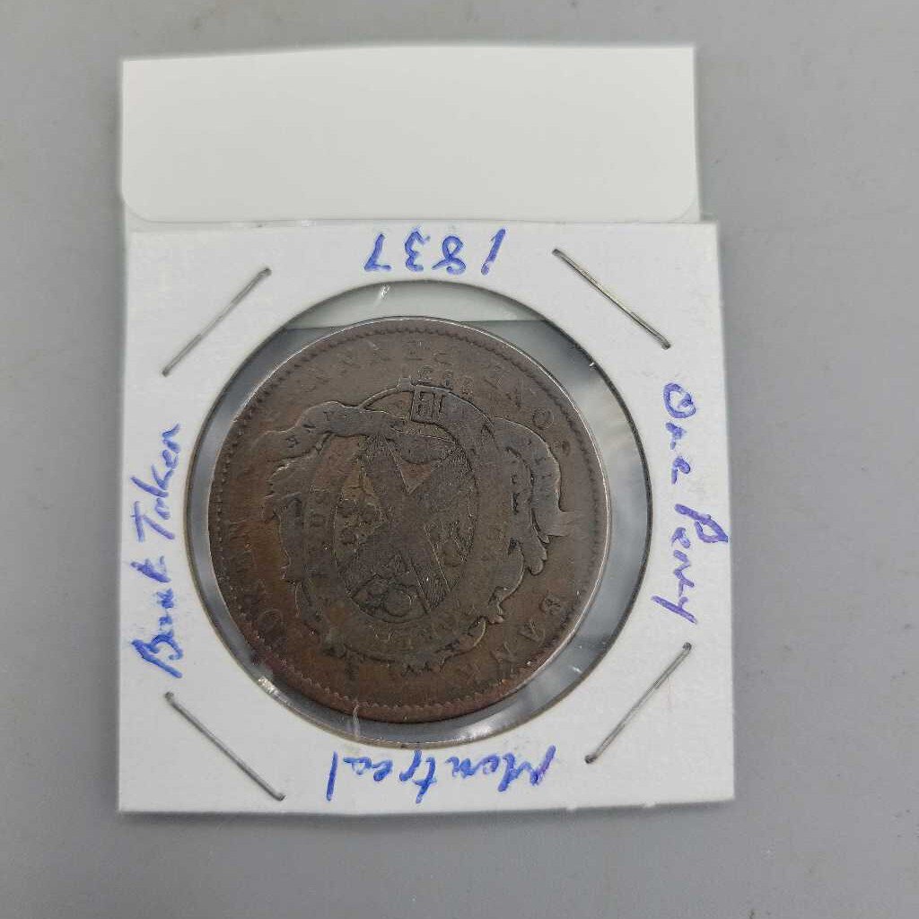 1837 Montreal One Penny (JL)