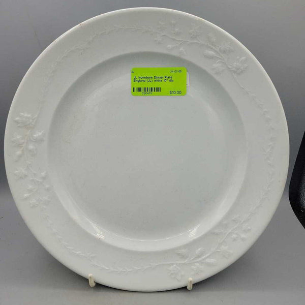 Ironstone Dinner Plate England (JL)