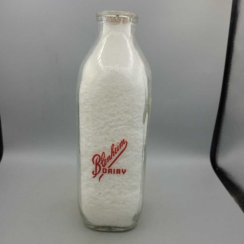 Blenheim Dairy qt Milk Bottle (JAS)