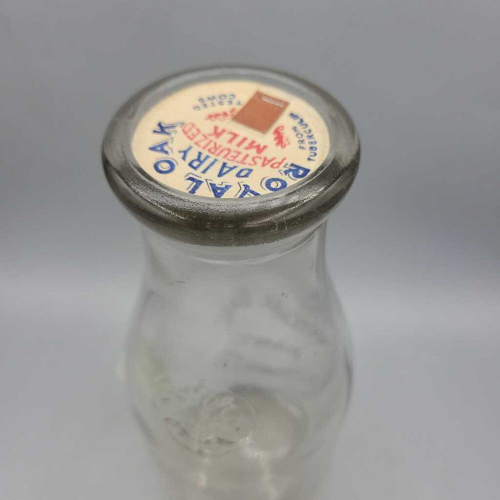 Royal Oak Dairy Milk bottle Pint Hamilton (JAS)