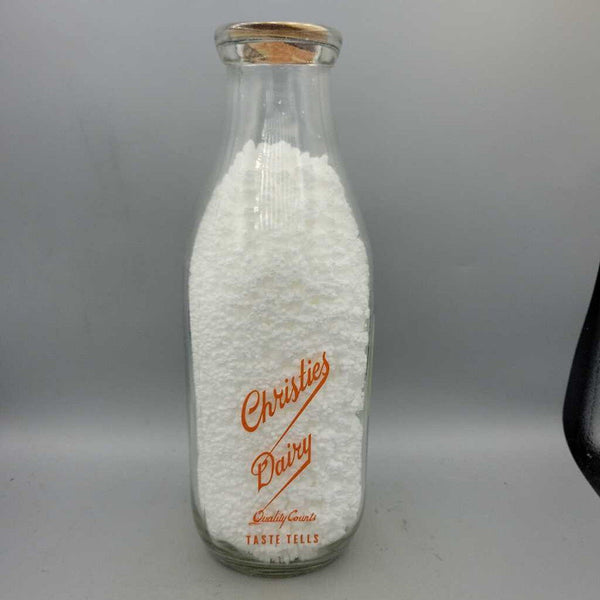 Christies Dairy Quart Milk Bottle (JAS)