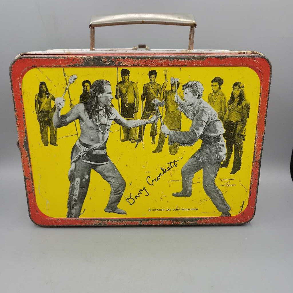 Davy Crockett Tin Lunch Pail