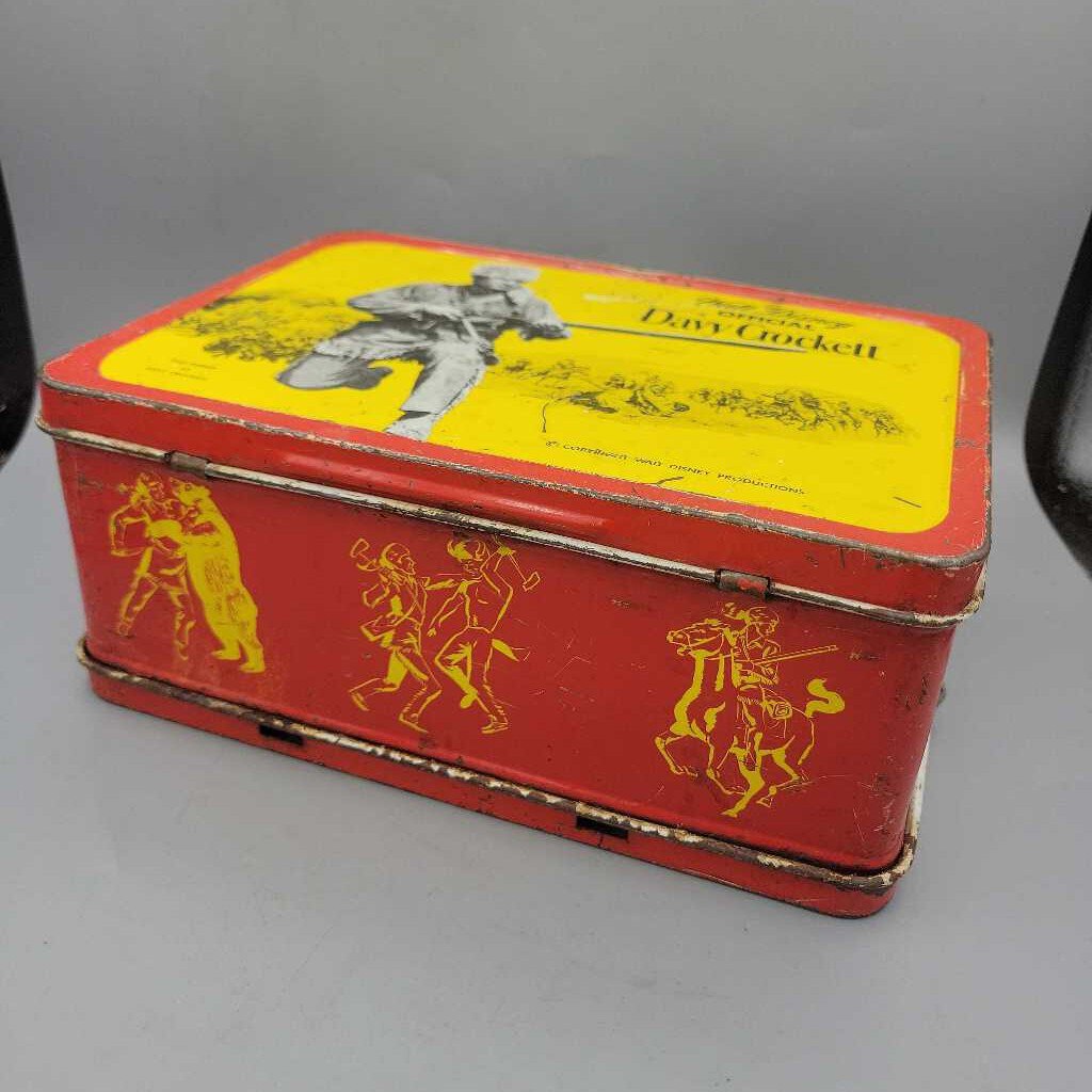 Davy Crockett Tin Lunch Pail