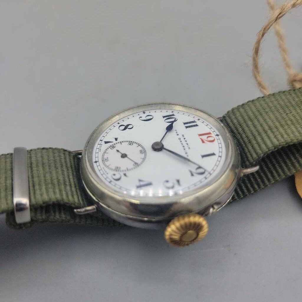 Sterling Silver Military Watch (M2) 503