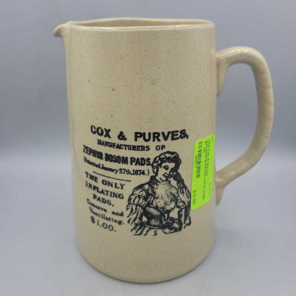 Cox & Purves Advertising Pitcher (JAS)