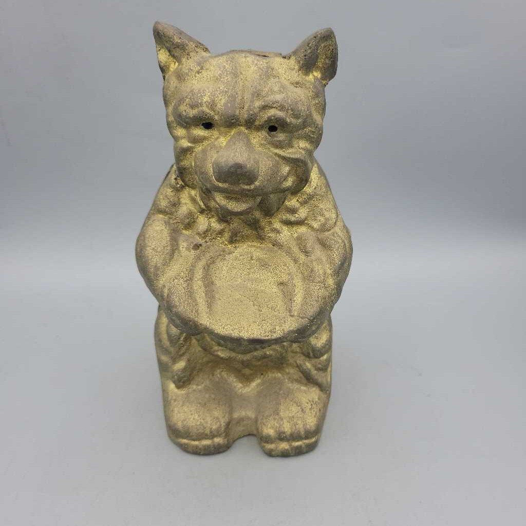 Cast iron bear bank (US2)