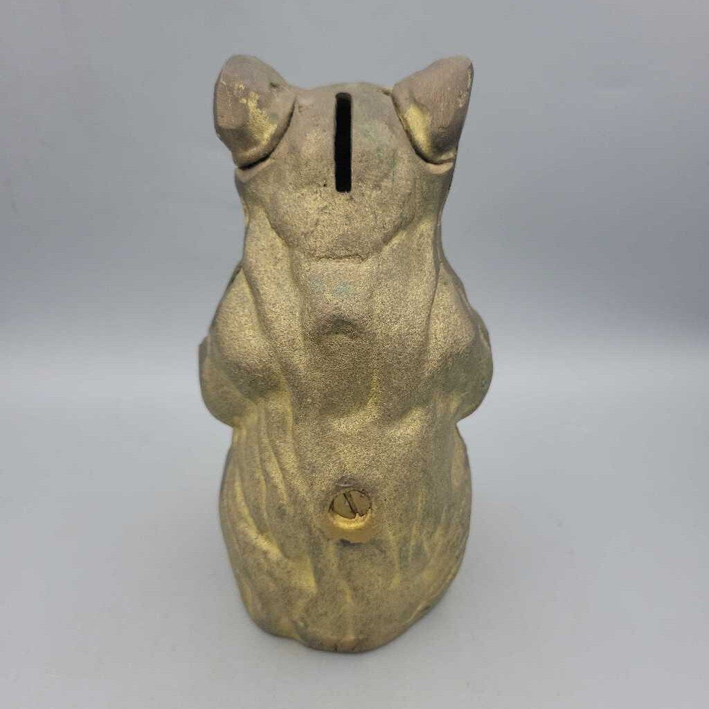 Cast iron bear bank (US2)