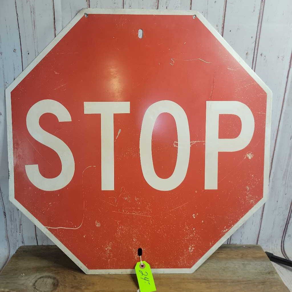 Vintage Stop Sign (JAS)