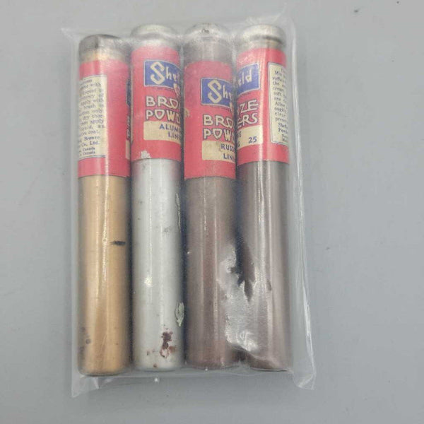 4 Glass tubes of Pigment by Shefield (JAS)