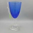 Art Glass Goblet Crackle (DEB)