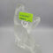 "Viking" frosted glass cat (RHA)