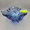 Cobalt art glass bowl (DMG) 9467