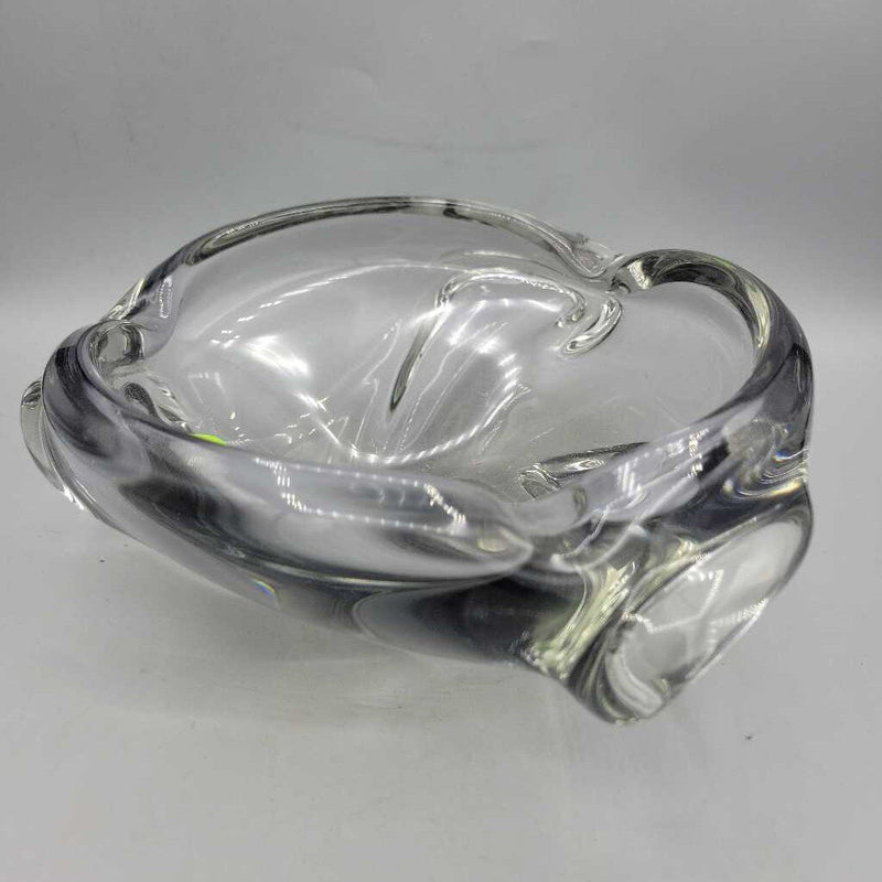 Smoke Color art glass ashtray (DMG) 9192