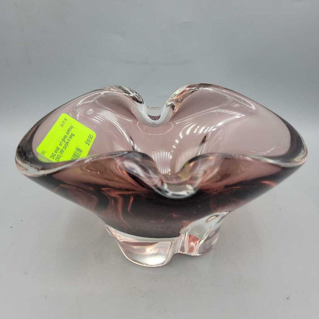 Small art glass ashtray (DMG) 9191