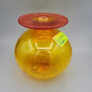 MCM Blenko Handblown Crackle Vase (CM0419)