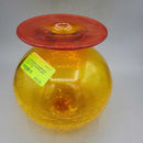 MCM Blenko Handblown Crackle Vase (CM0419)