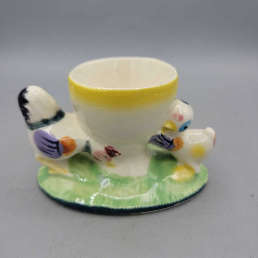 Duck and Chicken Egg Cup 1950's Japan (JAS)