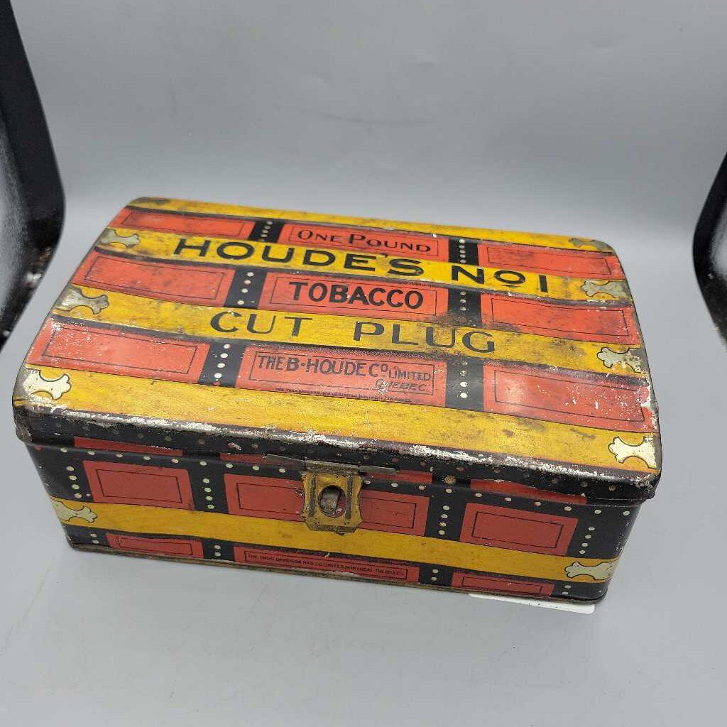 Houde's Tobacco Tin Quebec (DR)