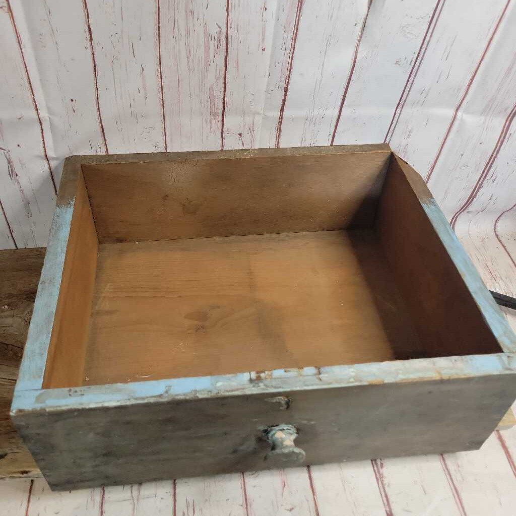 Primitive Pine Cupboard Drawer (JAS)