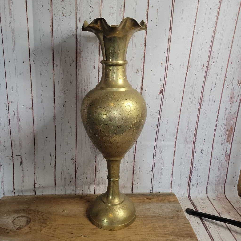 Large Brass Vase (JAS)