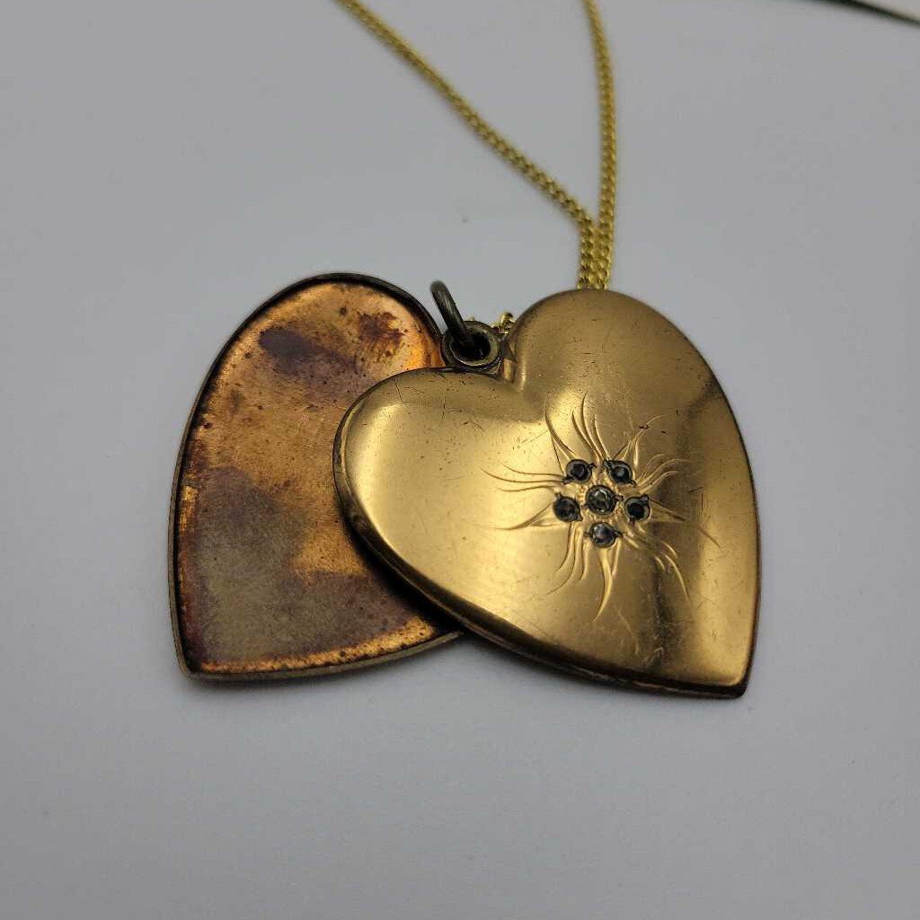 JL Victorian GF Heart Picture Locket