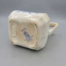 Small antique creamer blue/wht (CLV)