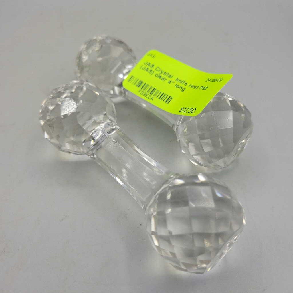 Crystal knife rest Pair (JAS)