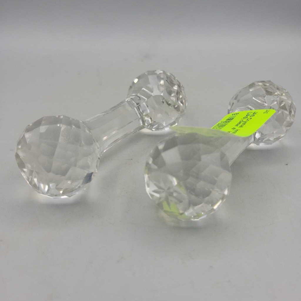 Crystal knife rest Pair (JAS)