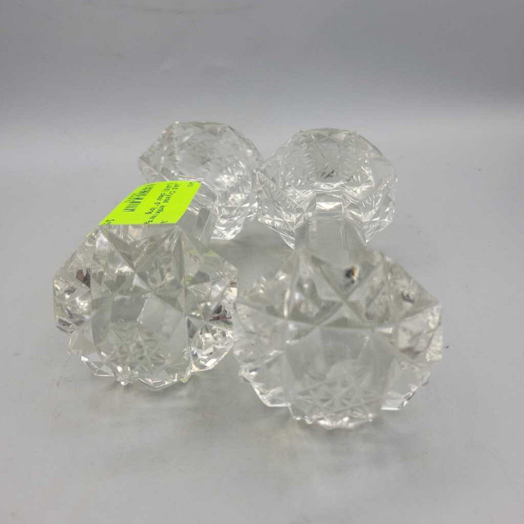 Crystal knife rest Pair (JAS)