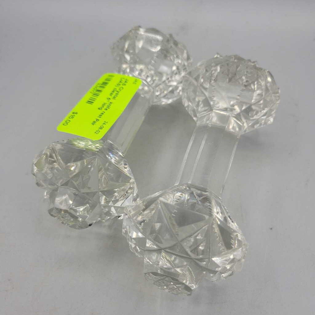 Crystal knife rest Pair (JAS)