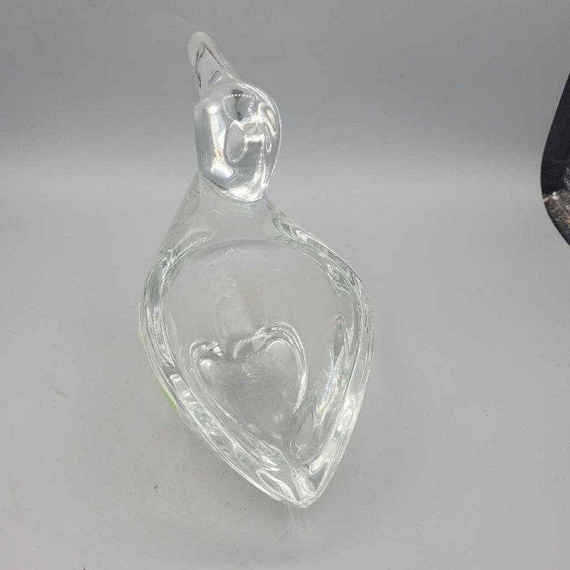 Vintage Sasaki Crystal Pelican Candy dish