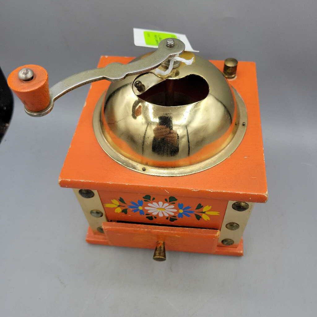 Orange Swedish Coffee Grinder (CM0447)