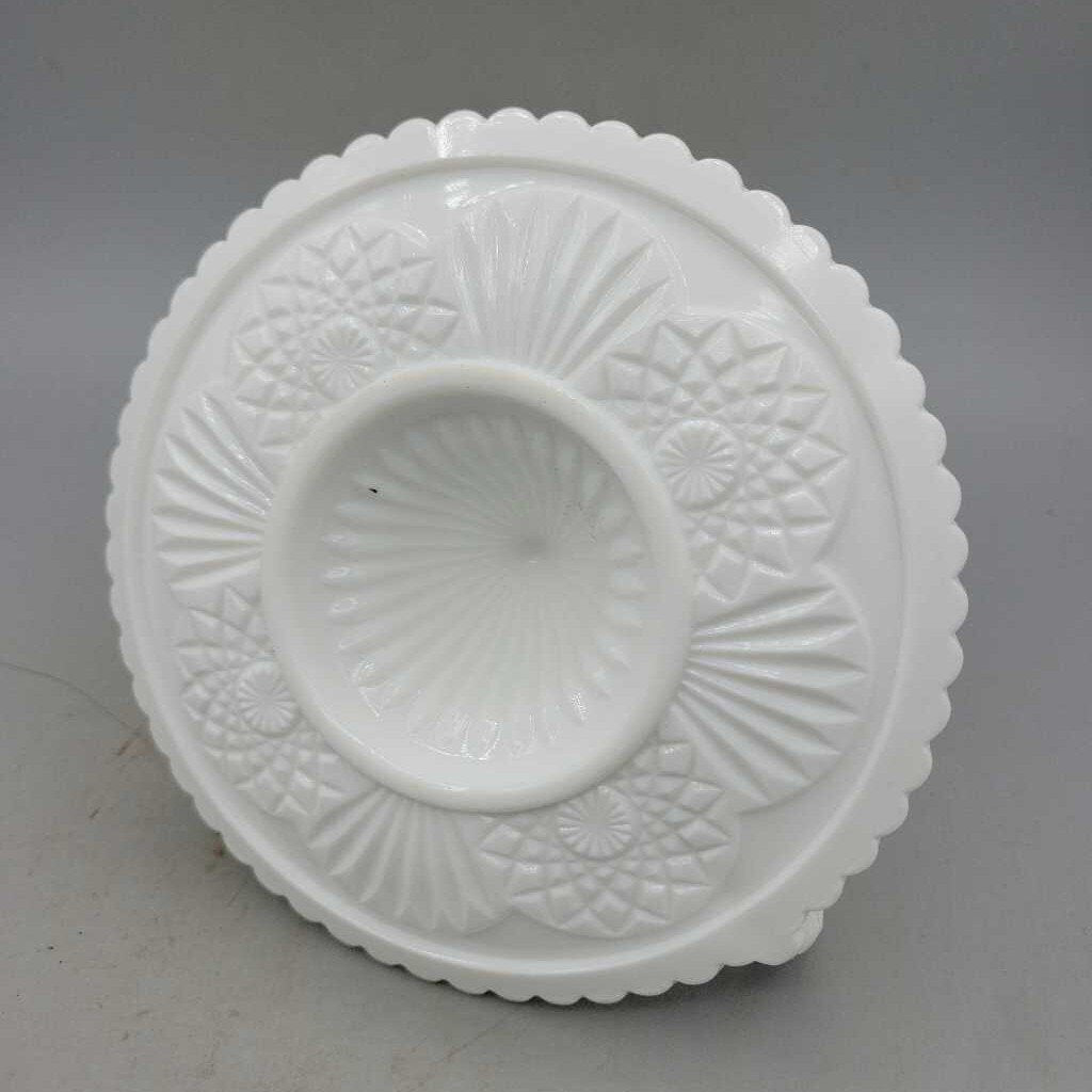 Milk Glass Candlestick Holder (RHA)