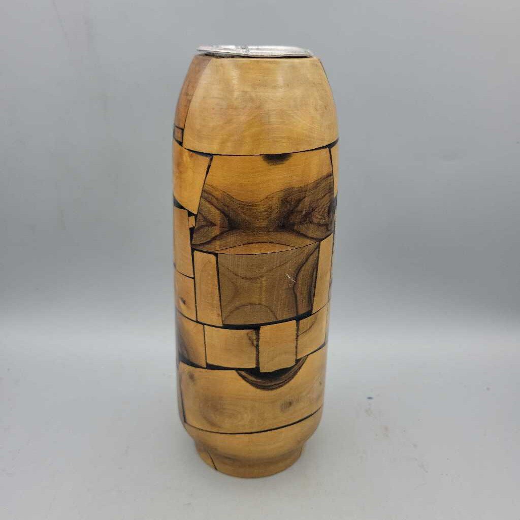 Hand Turned Wooden Vase (DEB)