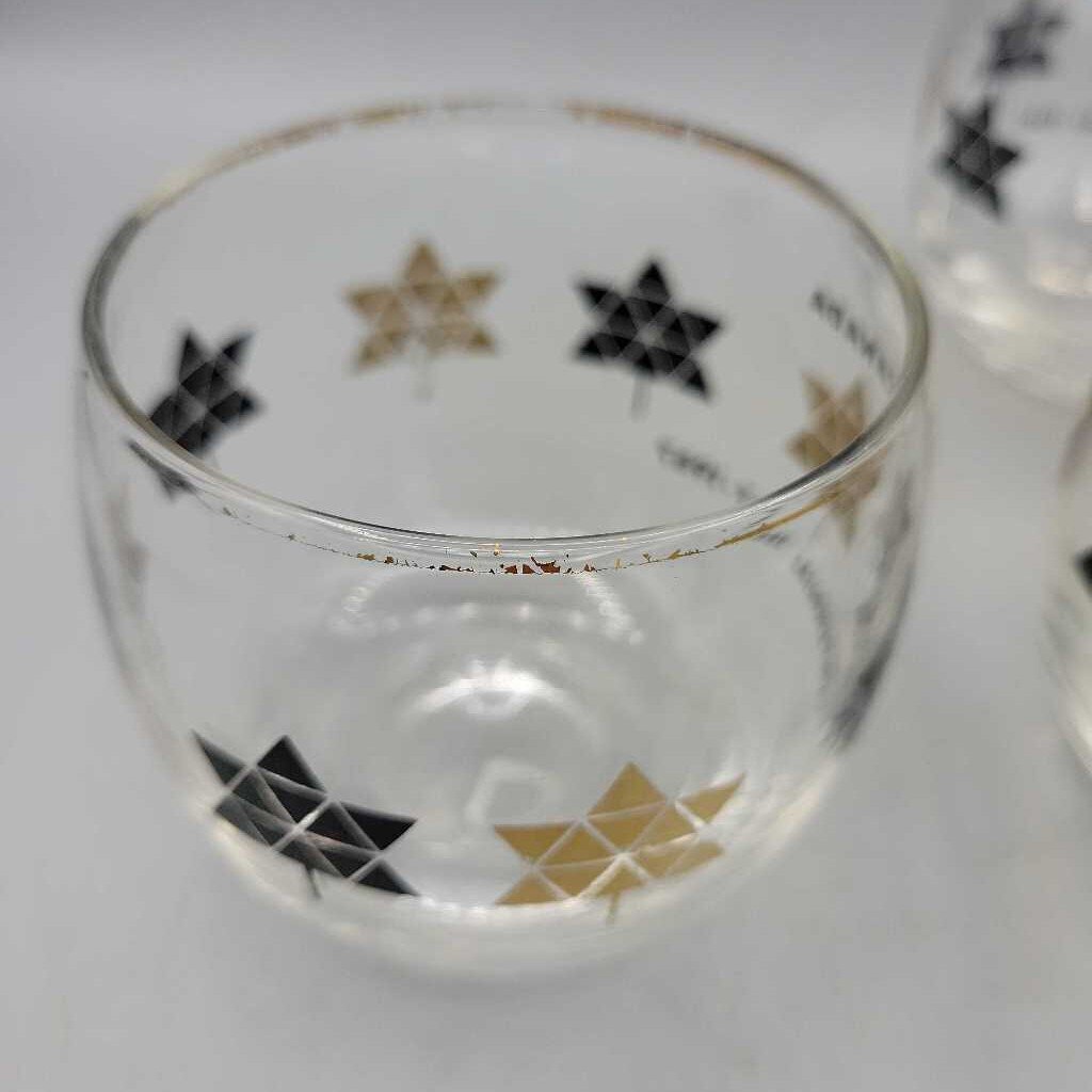 4 Canadian Centennial Glasses (DEB)