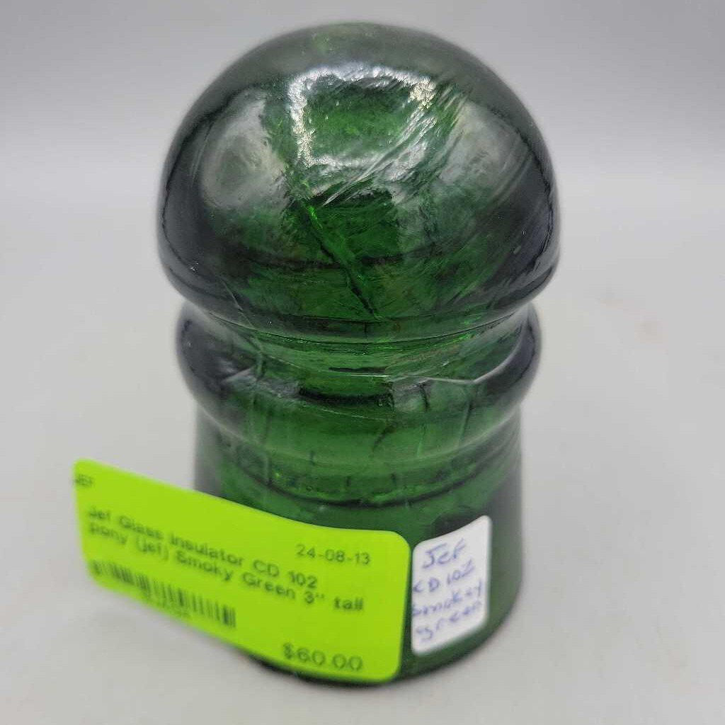 Glass Insulator CD 102 pony (jef)