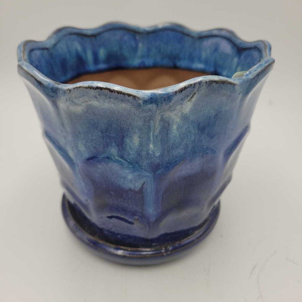 Blue Flower Pot (COL #1495)