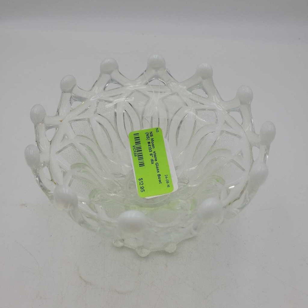 Moon stone Glass Bowl (NS) #4133