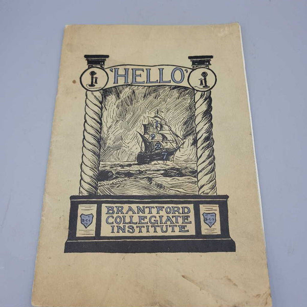 1927 Hello B.C.I Year Book Brantford (JAS)