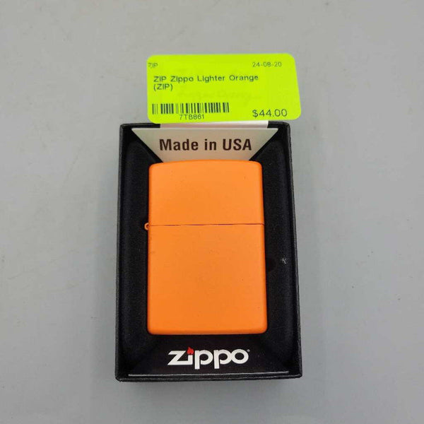 Zippo Lighter Orange (ZIP)