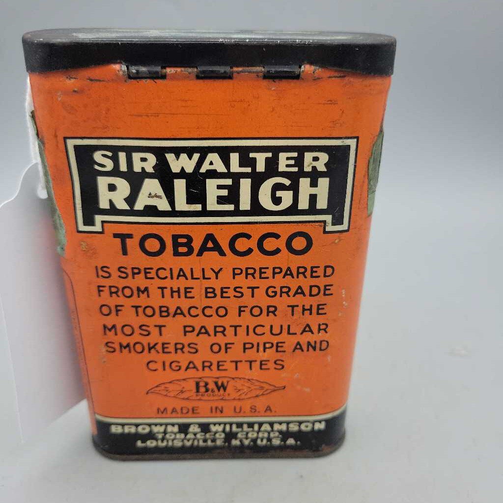 Vintage Sir Walter Raleigh Tobacco Tin