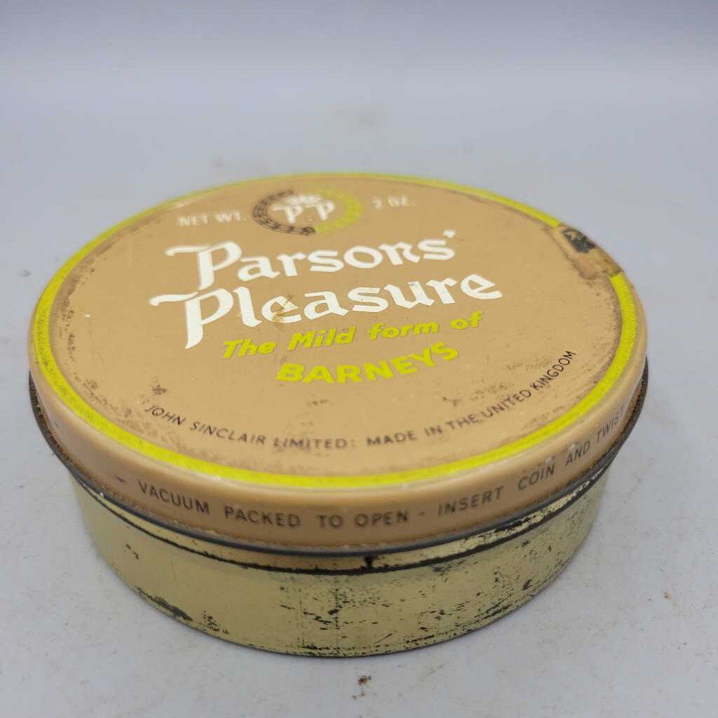 Parsons' Pleasure Barneys Tobacco Tin (JAS)