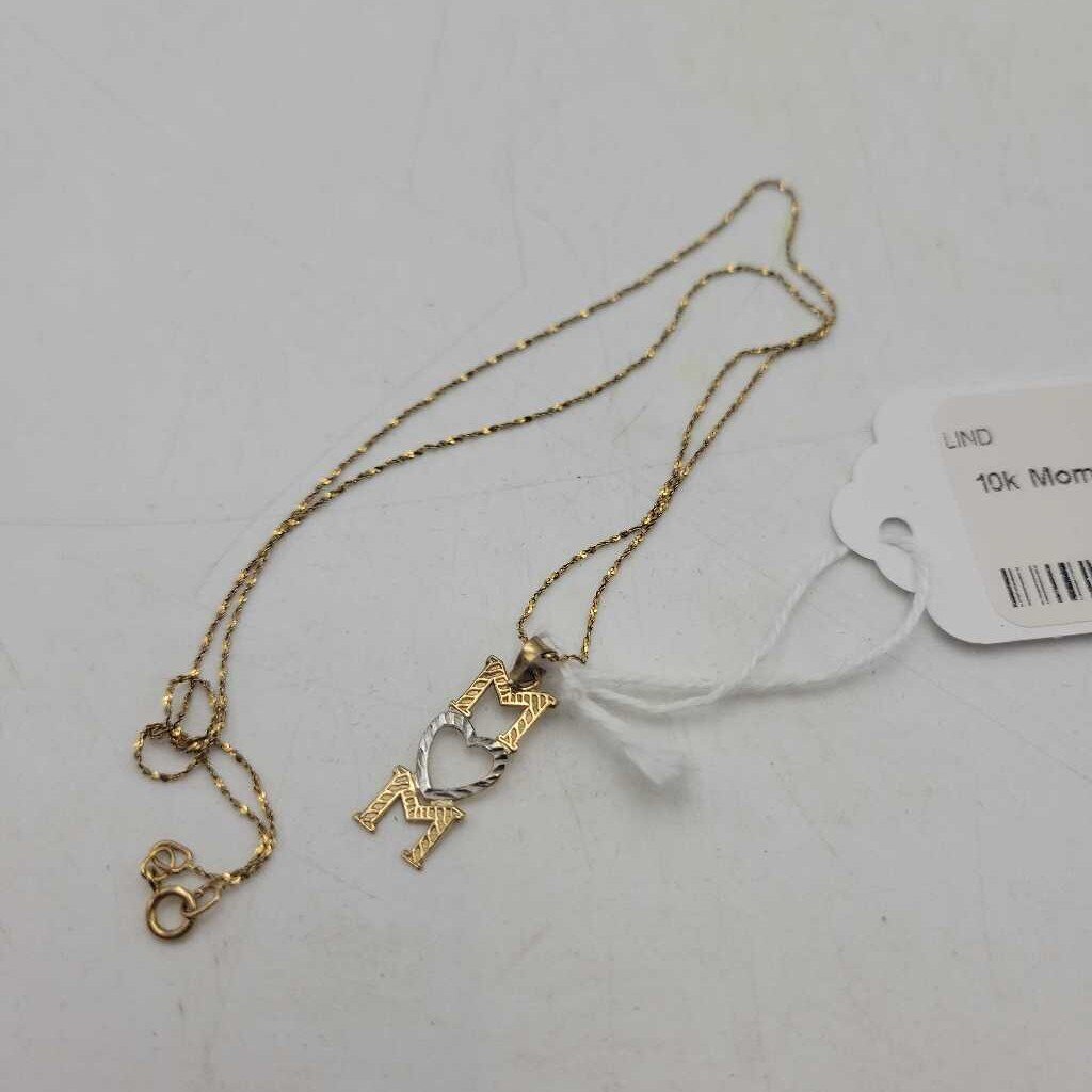 10k GOLD Mom necklace (LIND)