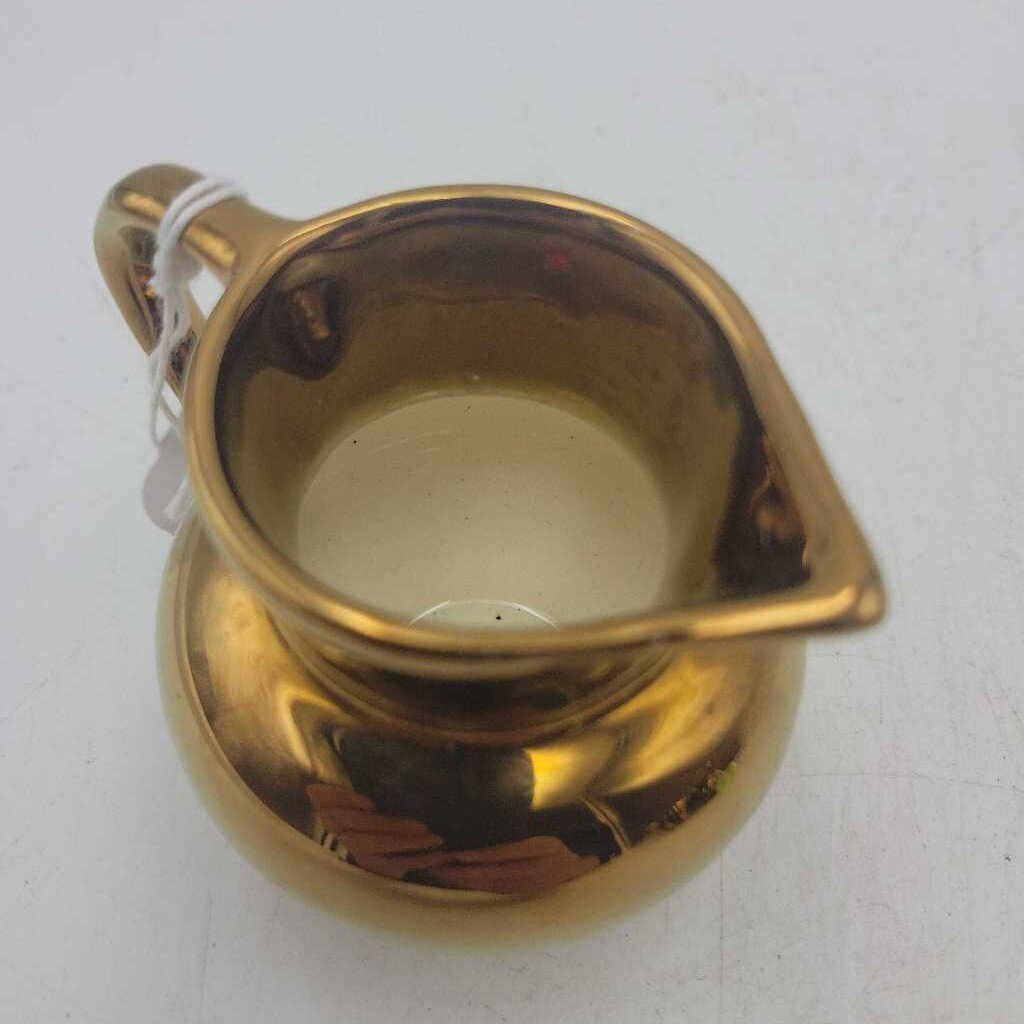 Lustreware Copper/Gold Creamer #1292 (MCC)
