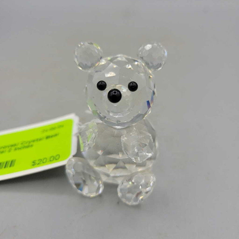 JL Swarovski Crystal Bear