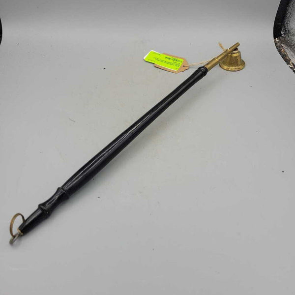 Long Black-Handled Brass Candle Snuffer (SAL)