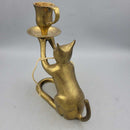 Brass Cat Candle Holder (CM0506)