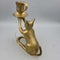 Brass Cat Candle Holder (CM0506)